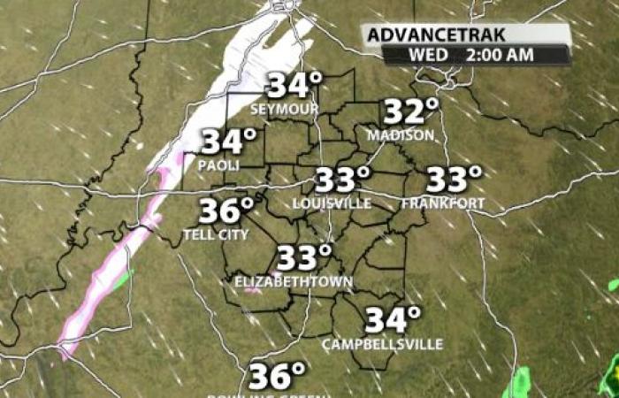 Schneepotenzial: Schneeschauer und Schneeböen für Mittwoch ausschließen | Wetterblog