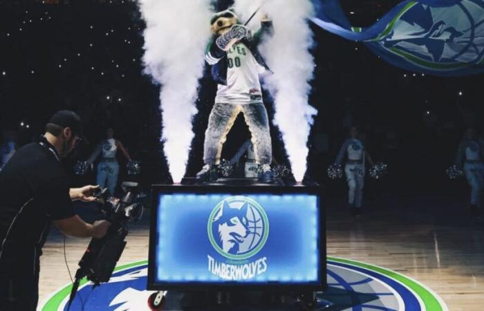 Audiovisuelles Team für die Minnesota Timberwolves und Lynx Win Union