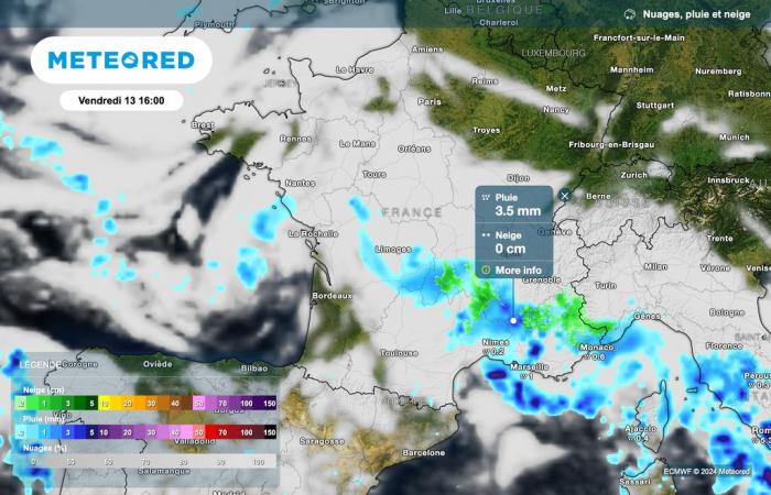 Unsere Karten zeigen die Rückkehr des Regenwetters in bestimmten Regionen Frankreichs! Wo wird es regnen?