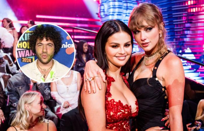 Taylor Swift feiert die Verlobung von Selena Gomez mit Benny Blanco