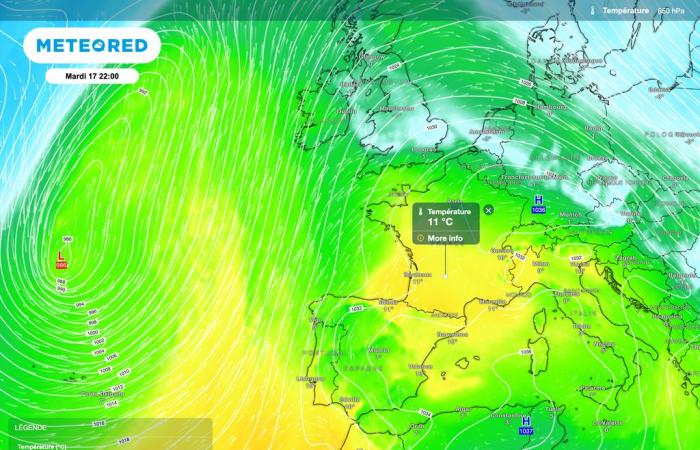 Können wir bereits die Wettertrends für Weihnachten in Frankreich kennen? Ist ein starker Kaltfluss möglich?