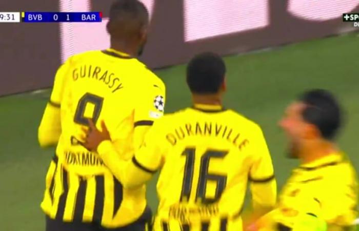 ZIELE Dortmund vs. Barcelona: Serhou Guirassy sorgt per Doppelpack für den 2:2-Ausgleich in der Champions League | VIDEO | FUSSBALL-PERUANISCH