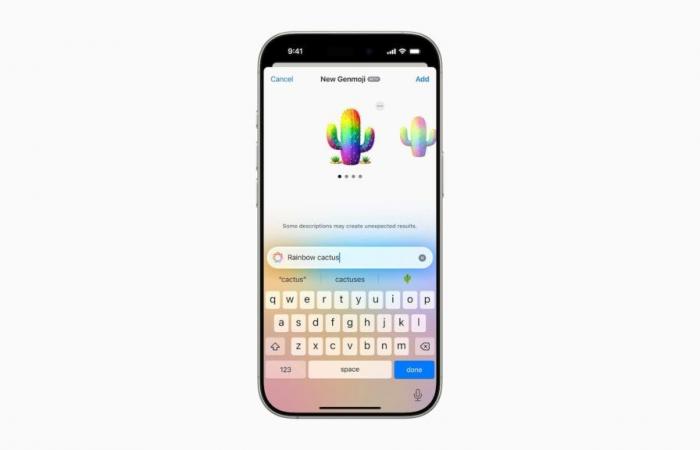 Apple führt die neue „Genmoji“-Funktion ein, die auf KI basiert