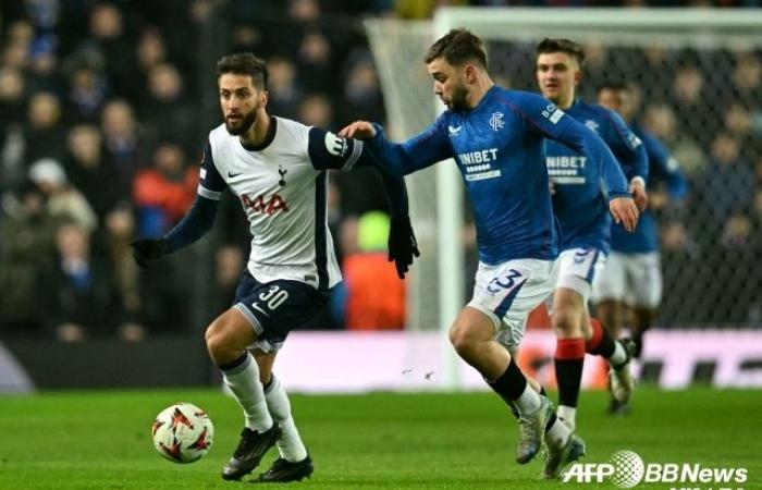 Sonnys Son Heung-min schwieg während der ersten Halbzeit. Tottenham Hotspur endete mit 0:0.