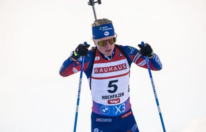 Weltmeisterschaft. Hochfilzen: Sophie Chauveau nah am Kunststück, Franziska Preuss gewinnt den Sprint