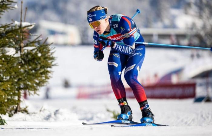 Hochfilzen | Sprint | Sophie Chauveau nur gestylt von Franziska Preuss