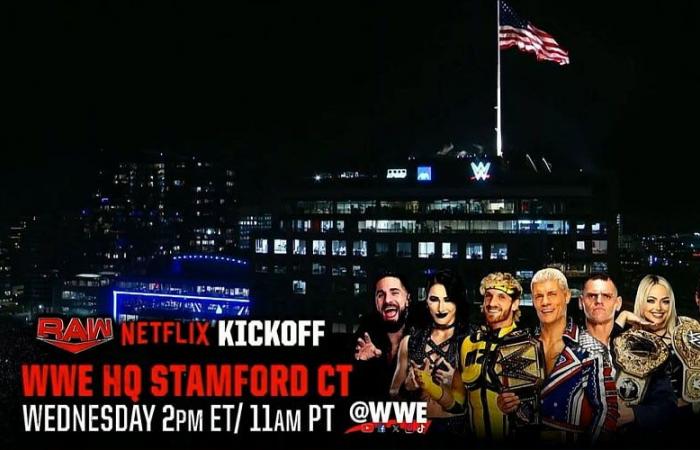 WWE kündigt Netflix-Kickoff-Show mit Topstars im WWE-Hauptquartier an