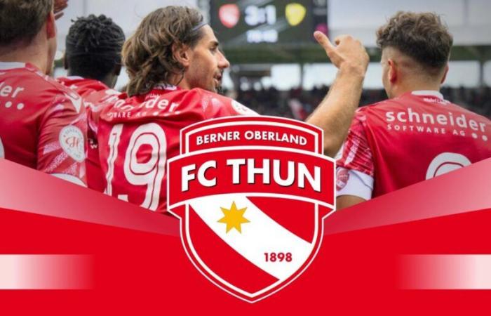 Der FC Thun für das Auswärtsspiel in Lausanne bereit