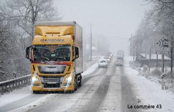 Verbot für schwere Nutzfahrzeuge auf der RN102 und der RN88 von Coubladour bis Pradelles