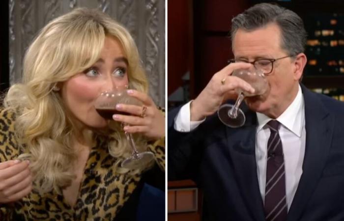 Sabrina Carpenter, Stephen Colberts Espresso-Martini-Wettbewerb