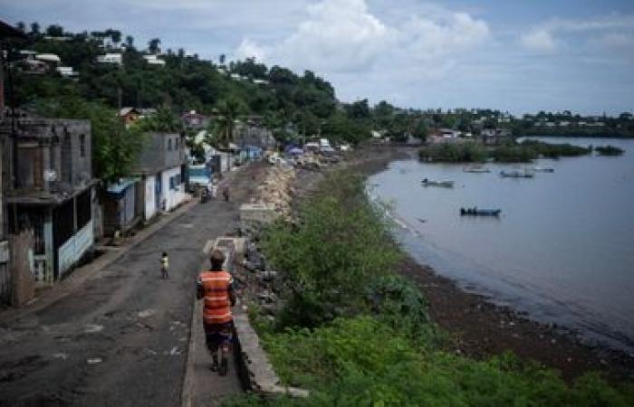 Für Mayotte wurde angesichts des schlechten Wetters die höchste Alarmstufe Lila verhängt