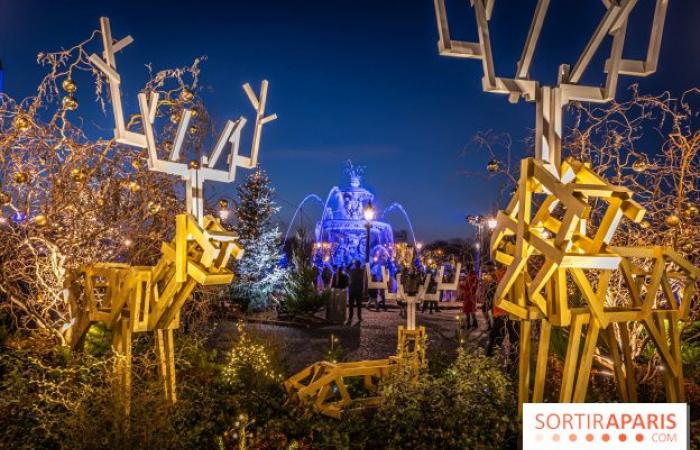 Der Weihnachtsmarkt am Place de la Concorde, der magische Markt gegenüber den Champs-Élysées in Paris