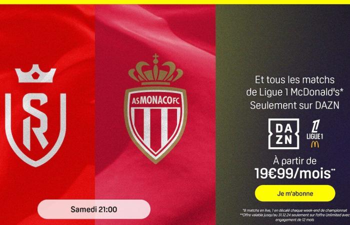 Die AS Monaco-Gruppe für die Reise nach Reims