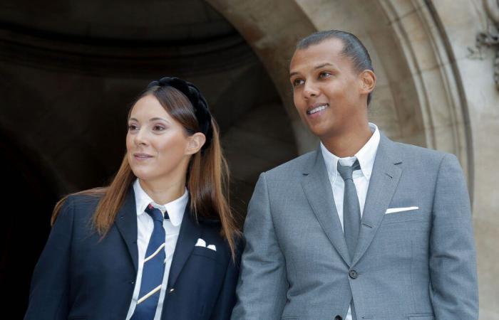 Stromae und seine Frau wurden von ihrem Sohn zu ihrem 9. Hochzeitstag verewigt