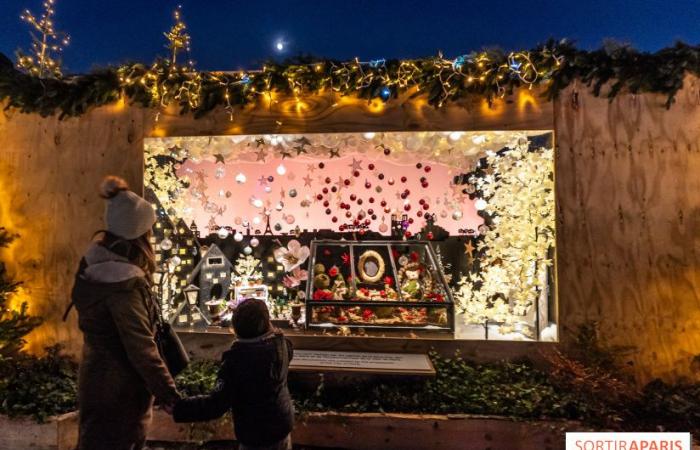 Der Weihnachtsmarkt am Place de la Concorde, der magische Markt gegenüber den Champs-Élysées in Paris