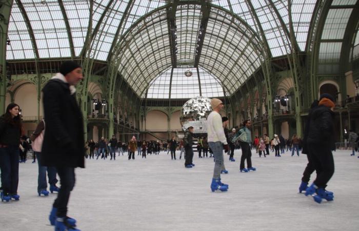 In Paris verzaubert die Rückkehr der riesigen Eisbahn des Grand Palais die Besucher