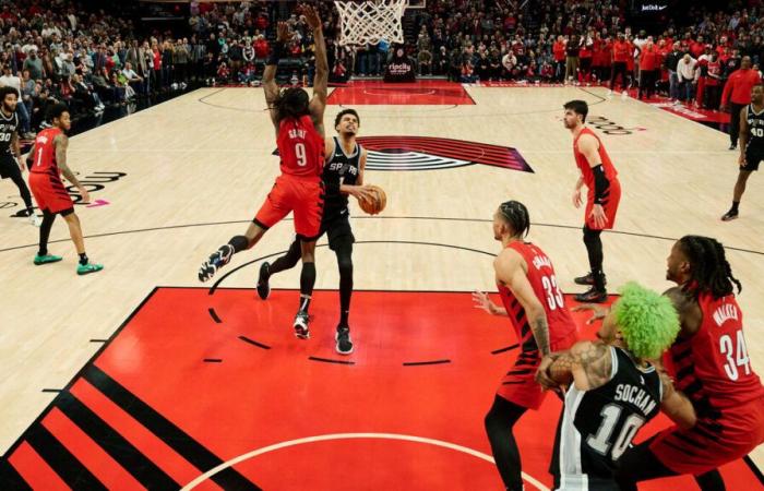 NBA: Victor Wembanyama und die Spurs kommen aus dem Nichts zurück und gewinnen in Portland