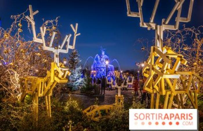 Der Weihnachtsmarkt am Place de la Concorde, der magische Markt gegenüber den Champs-Élysées in Paris