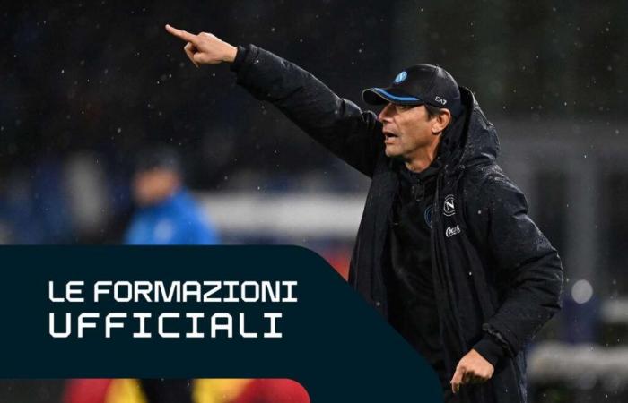 Serie A, die offiziellen Aufstellungen von Udinese-Napoli: Conte entscheidet sich für Neres