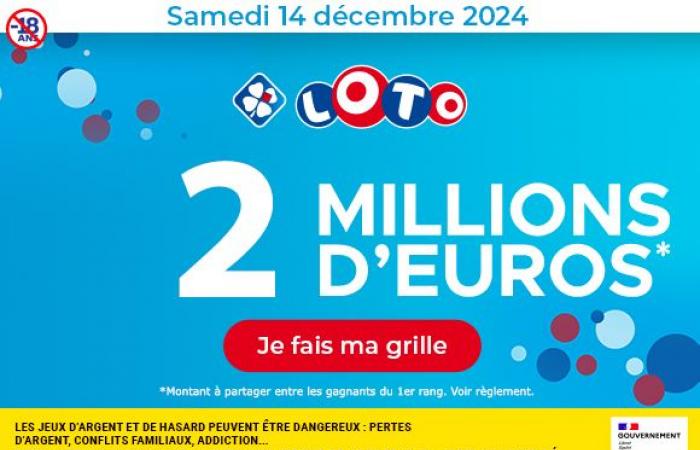 Lotto Samstag, 14. Dezember 2024: 2 Millionen Euro zu gewinnen! – FDJ