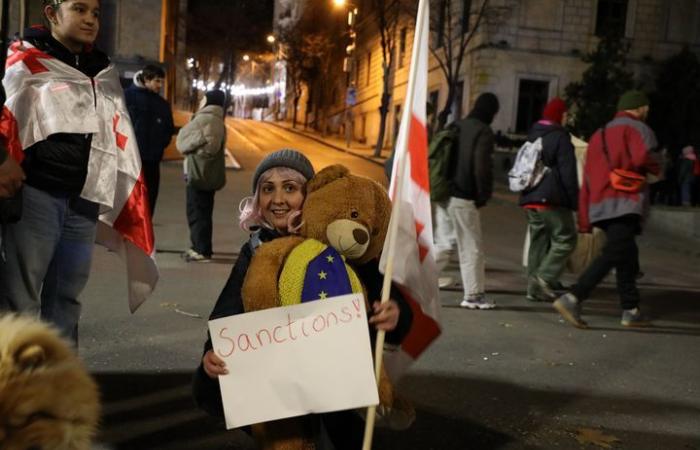 : Bericht In Georgien sind Demonstranten bereit, Präsidentin Salomé Zourabichvili, die sich weigert, ihr Mandat abzugeben, „physisch zu verteidigen“.