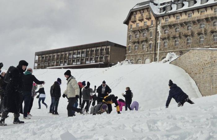 Saint-Gaudens. Erster Skitag in Luchon Superbagnères