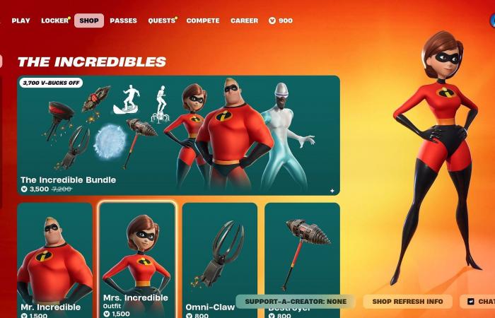 So erhalten Sie The Incredibles-Skins in Fortnite