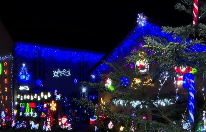 Jedes Jahr zu Weihnachten erleuchtet Maryse ihr Haus