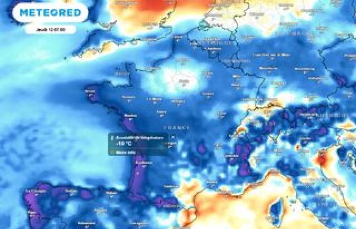 Das Wetterprogramm in Frankreich bis Mitte Januar 2025!