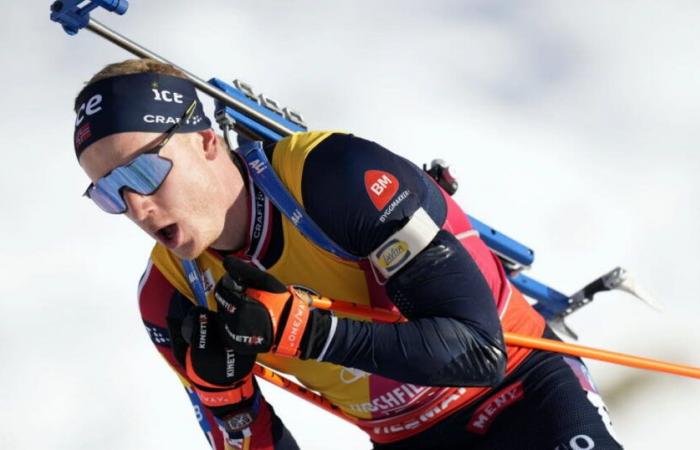 Biathlon. Johannes Boe gewinnt die Verfolgung, Émilien Jacquelin Zweiter