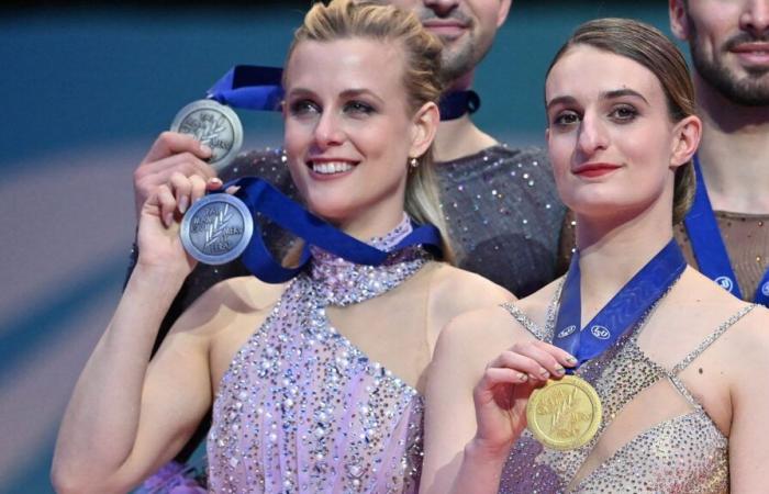 Gabriella Papadakis und Madison Hubbell werden zusammen tanzen, eine Weltneuheit für zwei Frauen