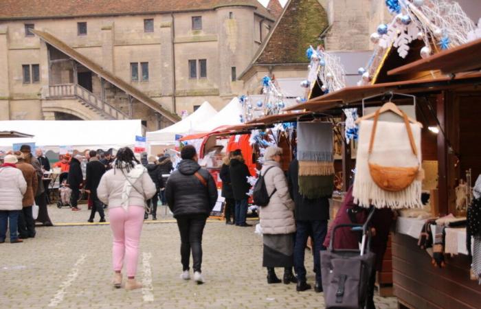 In Meaux, im Departement Seine-et-Marne, steht das Kunsthandwerk im Mittelpunkt des Weihnachtsmarktes