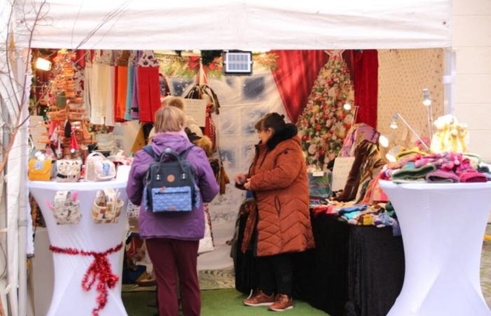 In Meaux, im Departement Seine-et-Marne, steht das Kunsthandwerk im Mittelpunkt des Weihnachtsmarktes