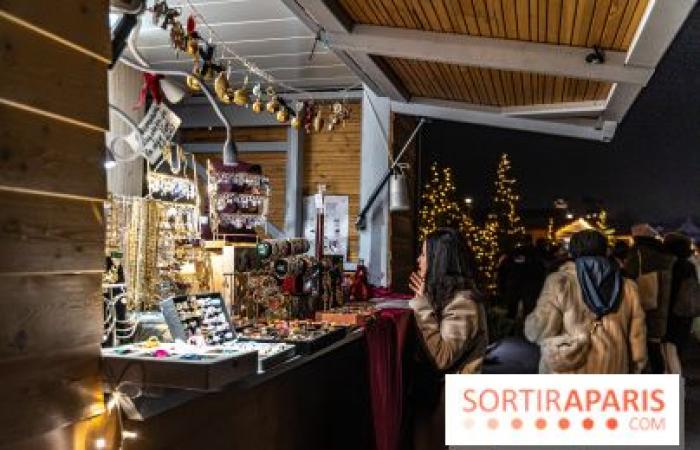 Der Weihnachtsmarkt am Place de la Concorde, der magische Markt gegenüber den Champs-Élysées in Paris