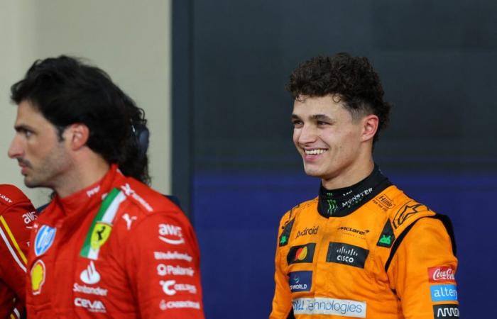 Lando Norris macht eine unbeschwerte Bemerkung zum Wechsel von Carlos Sainz zu Williams.