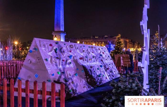 Der Weihnachtsmarkt am Place de la Concorde, der magische Markt gegenüber den Champs-Élysées in Paris