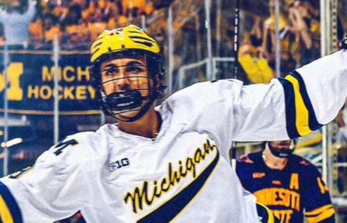 NCAA: Michael Hages 10. Tor siegt den Wolverines in der Verlängerung