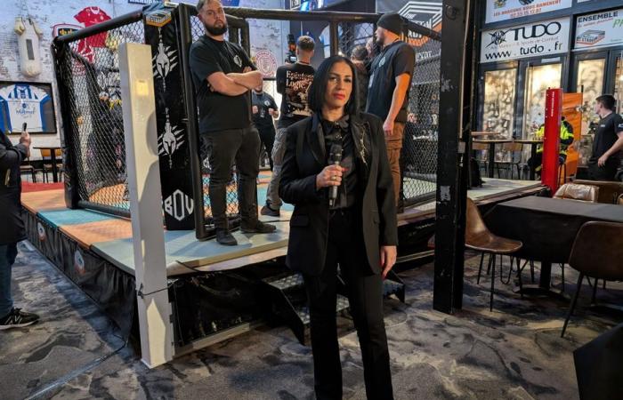 Selma Rovini, die „Königin des Rings“, ist eine der seltenen Box- und MMA-Ansagerinnen