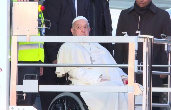 Der Papst ist in Rom an Bord gegangen, er wird vor 9 Uhr in Ajaccio erwartet