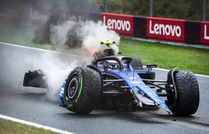 F1 – 17 Unfälle in 24 Grands Prix: Williams‘ dunkles Jahr in Bildern