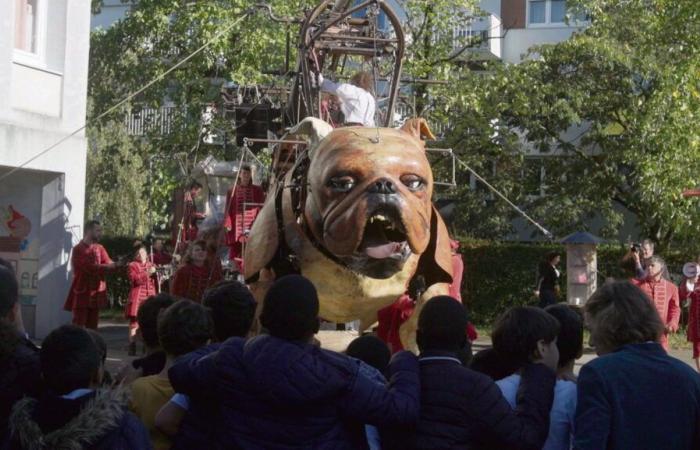 „Riesen in meiner Stadt“: Wenn sich das Unternehmen Royal de Luxe auf die Höhe der Kinder stellt