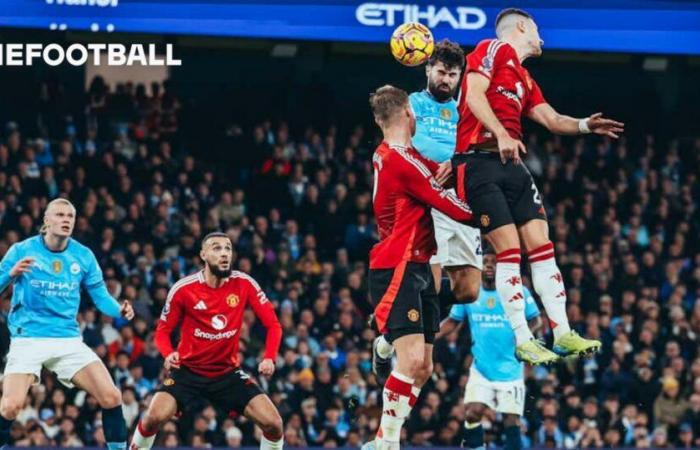 City ist durch späte Tore im Manchester-Derby gescheitert