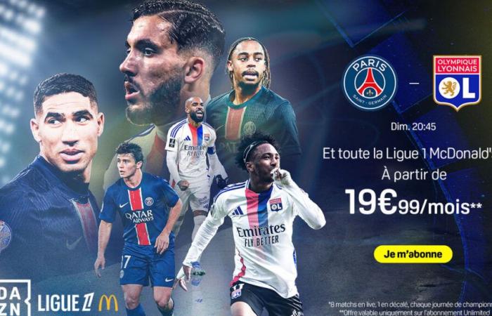 PSG – OL: Wie kann man das Spiel diesen Sonntagabend live verfolgen?