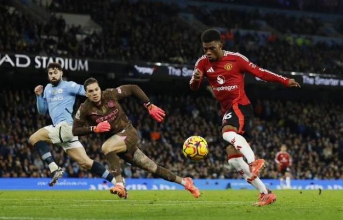 Manchester United besiegt Manchester City nach einem verrückten Finale