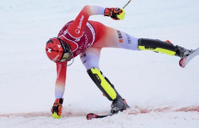 Kristoffersen gewinnt, Meillard steht auf der dritten Stufe des Podiums – rts.ch