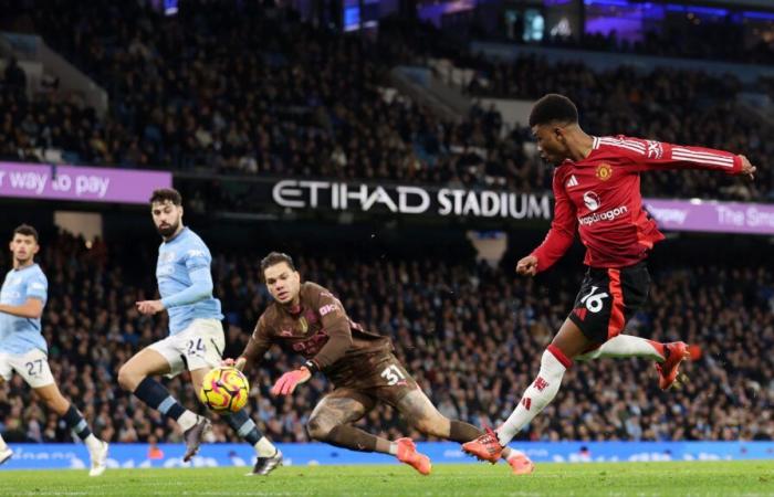 Spielerbewertungen von Man Utd vs. Man City: Amad Diallo ist ein GENIE! Die späten Heldentaten des Flügelspielers besiegeln den bemerkenswerten Comeback-Sieg, während die Red Devils Pep Guardiolas chaotische Mannschaft ins Elend stürzen