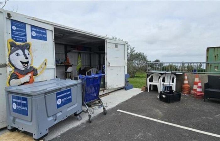 In diesem Recyclingzentrum in der Vendée wurde ein Wiederverwendungsraum für die Entsorgung von Gegenständen geschaffen