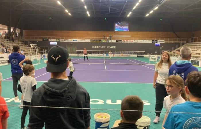 „Es ist ein Traum!“ : Jugendliche des Tennisclubs Bourg-de-Péage treffen auf Richard Gasquet