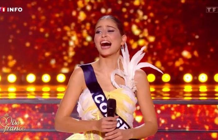 Miss France 2025: Der Moment der Einsamkeit einer Miss, die vor einer Frage steht, ist einer der markantesten Momente des Abends