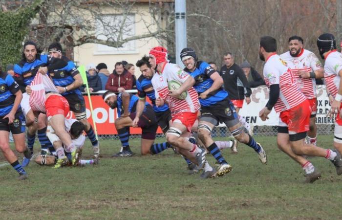 Hauptstadtspiel für Belvès gegen Riom im Fédérale 2 Rugby